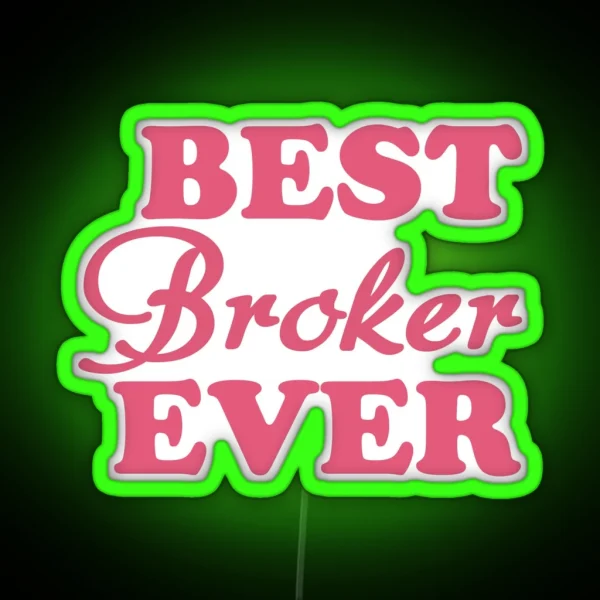 BROKER RGB Neon Sign
