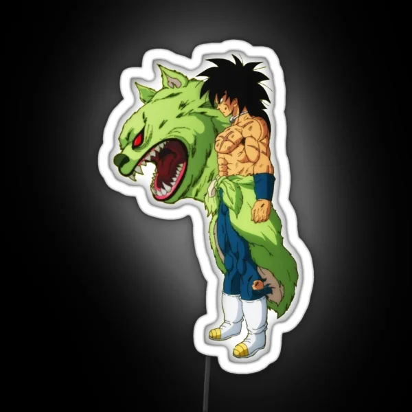 Broly And His Childhood Friend RGB Neon Sign