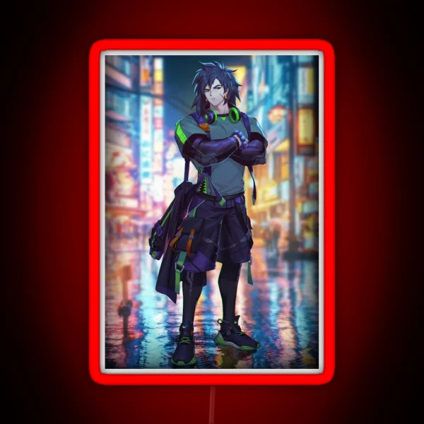 Broly Anime Poster RGB Neon Sign