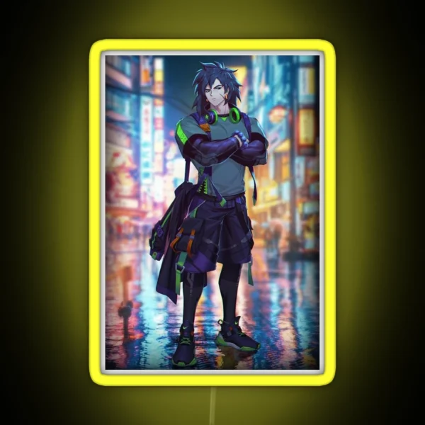 Broly Anime Poster RGB Neon Sign