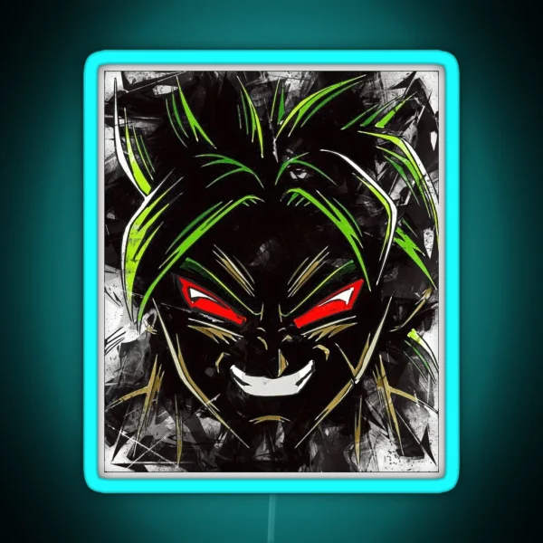 Broly Bring It On RGB Neon Sign