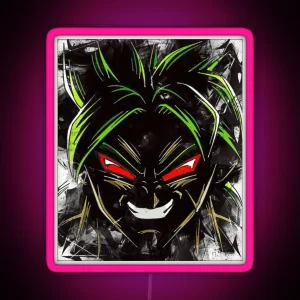 Broly Bring It On RGB Neon Sign