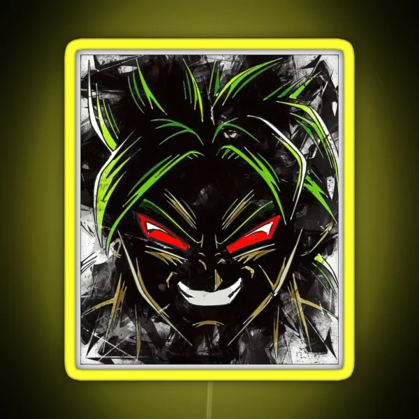 Broly Bring It On RGB Neon Sign