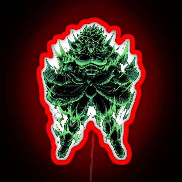 Broly Broly Broly Broly Broly Broly Broly Broly Broly RGB Neon Sign