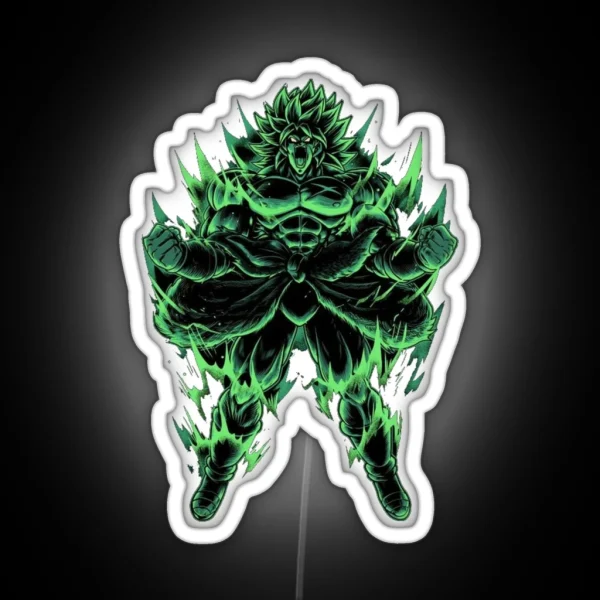 Broly Broly Broly Broly Broly Broly Broly Broly Broly RGB Neon Sign