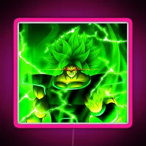 Broly Full Power RGB Neon Sign