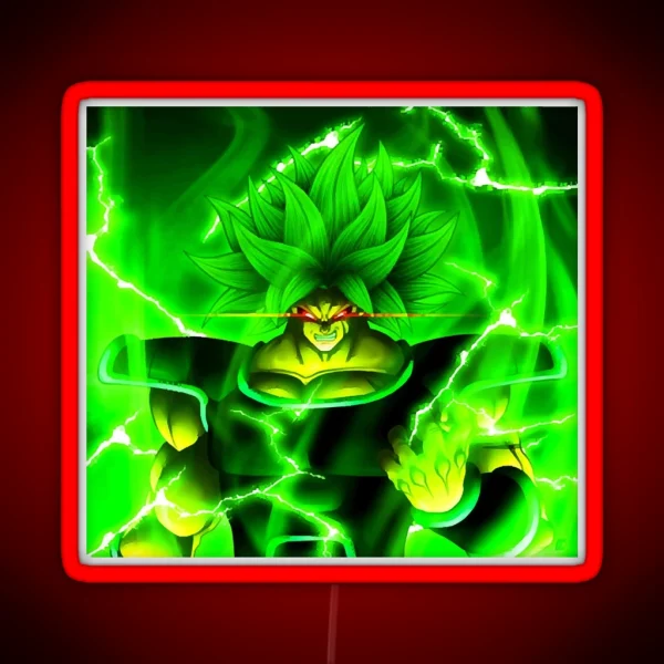 Broly Full Power RGB Neon Sign