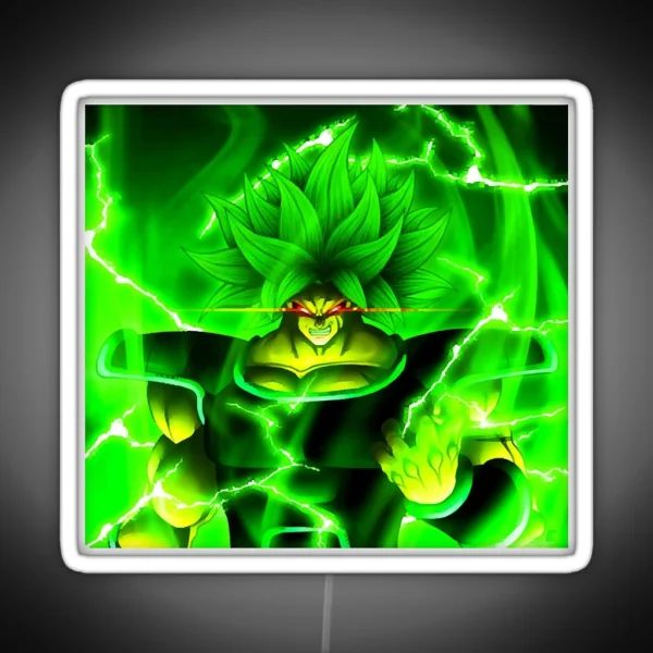 Broly Full Power RGB Neon Sign