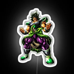 Broly Fury RGB Neon Sign