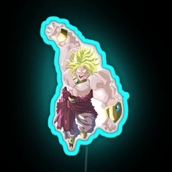 Broly Is Angry RGB Neon Sign