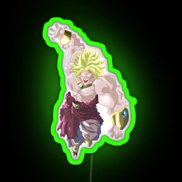 Broly Is Angry RGB Neon Sign
