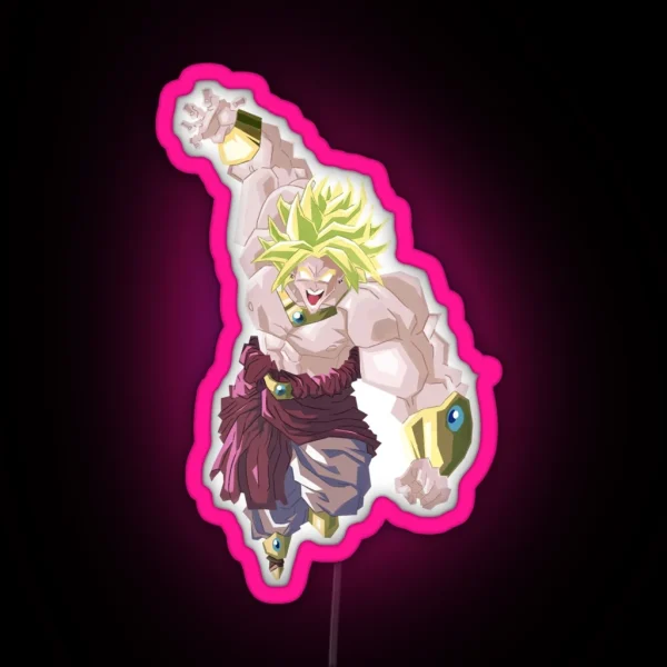 Broly Is Angry RGB Neon Sign