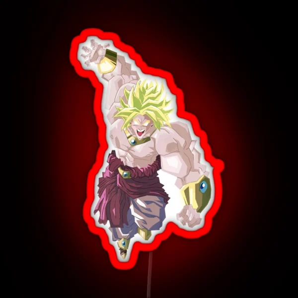 Broly Is Angry RGB Neon Sign
