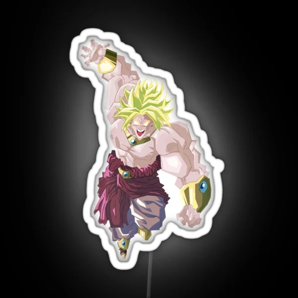 Broly Is Angry RGB Neon Sign