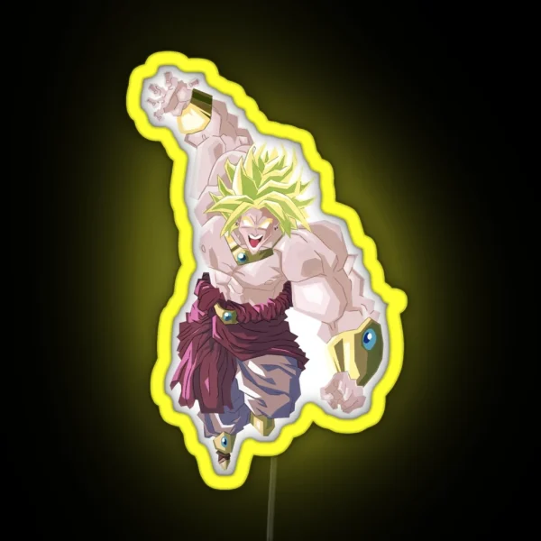 Broly Is Angry RGB Neon Sign