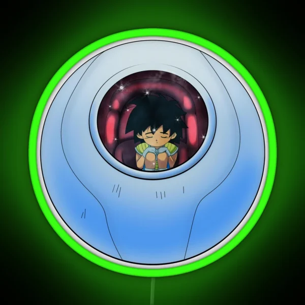 Broly Kid RGB Neon Sign