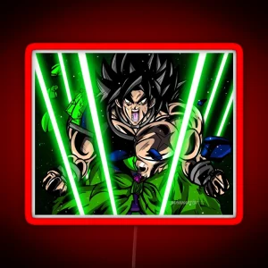 Broly Rage RGB Neon Sign