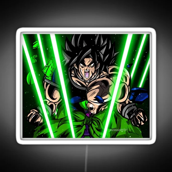 Broly Rage RGB Neon Sign