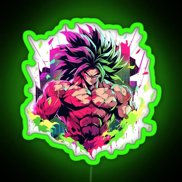 Broly RGB Neon Sign