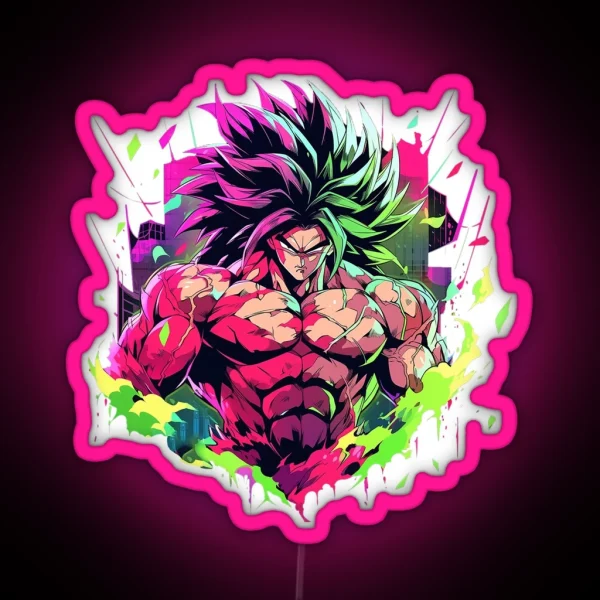 Broly RGB Neon Sign