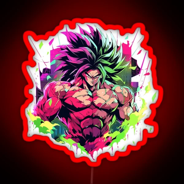 Broly RGB Neon Sign