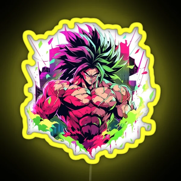 Broly RGB Neon Sign