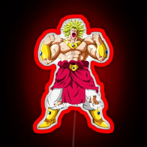 Broly RGB Neon Sign