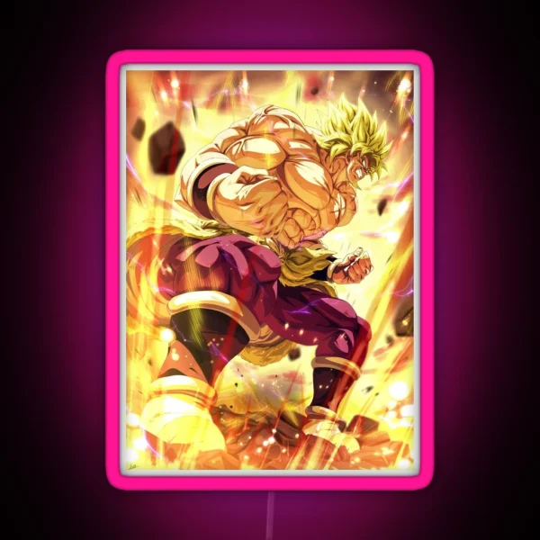 Broly RGB Neon Sign