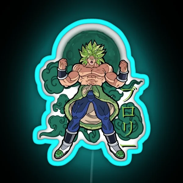 Broly RGB Neon Sign