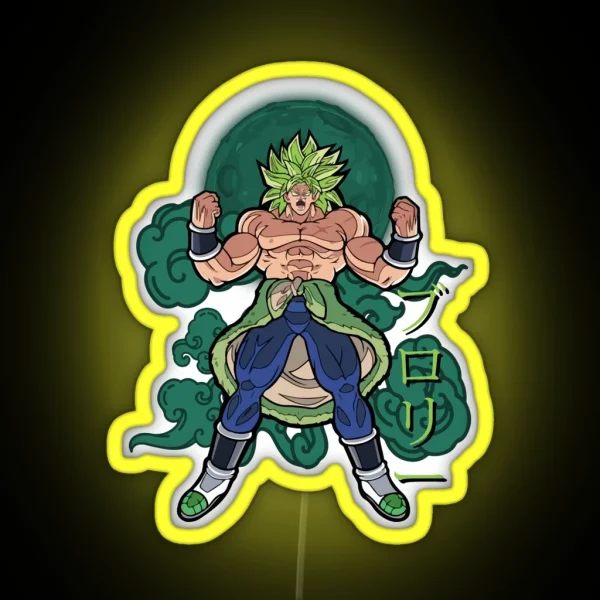 Broly RGB Neon Sign