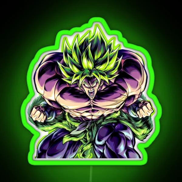 Broly RGB Neon Sign