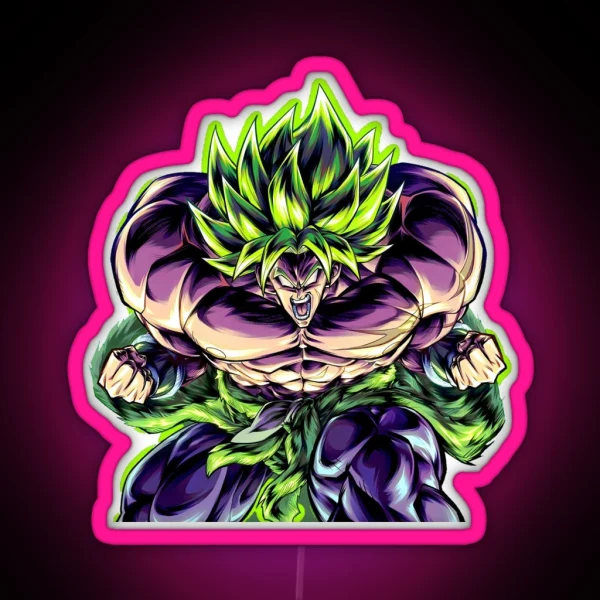 Broly RGB Neon Sign