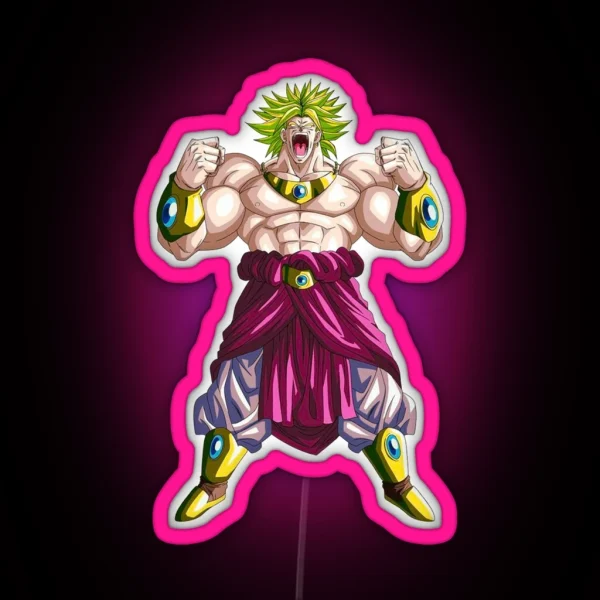 Broly RGB Neon Sign