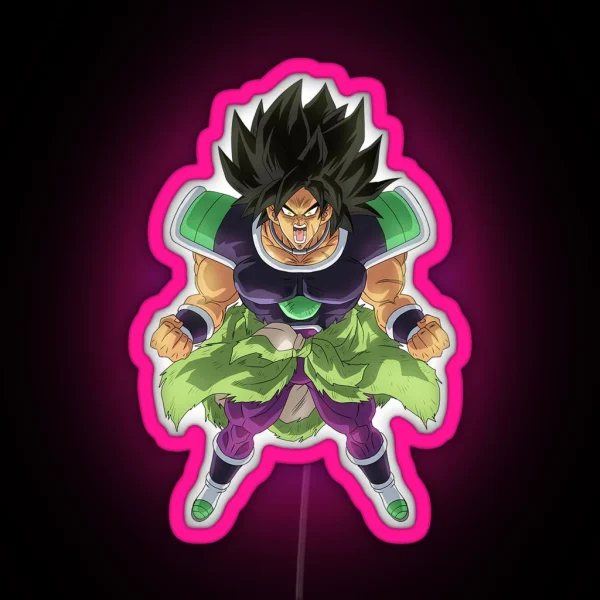 Broly RGB Neon Sign