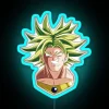 Broly Ssj Dragon Ball Z Anime Fan Art RGB Neon Sign - Image 3