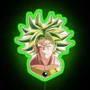 Broly Ssj Dragon Ball Z Anime Fan Art RGB Neon Sign - Image 4