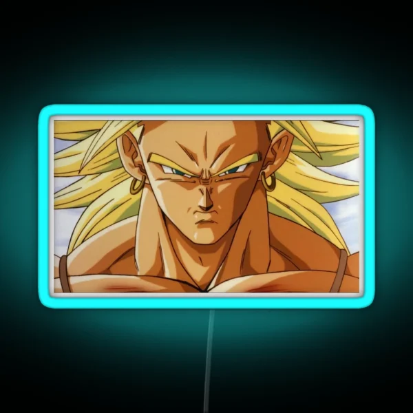 Broly Super Saiyan RGB Neon Sign