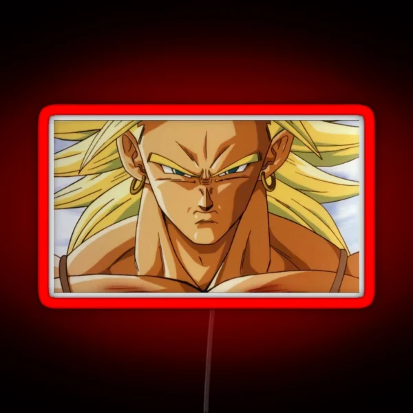 Broly Super Saiyan RGB Neon Sign