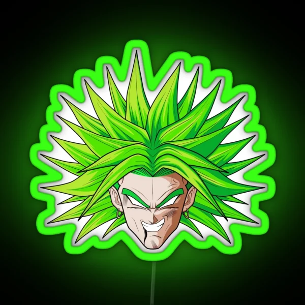 Broly The Legendary Saiyan RGB Neon Sign