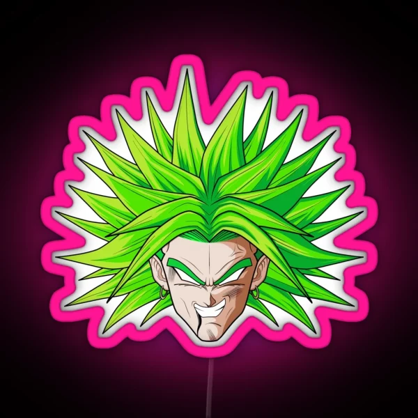 Broly The Legendary Saiyan RGB Neon Sign
