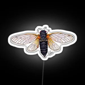 Brood X Cicada RGB Neon Sign