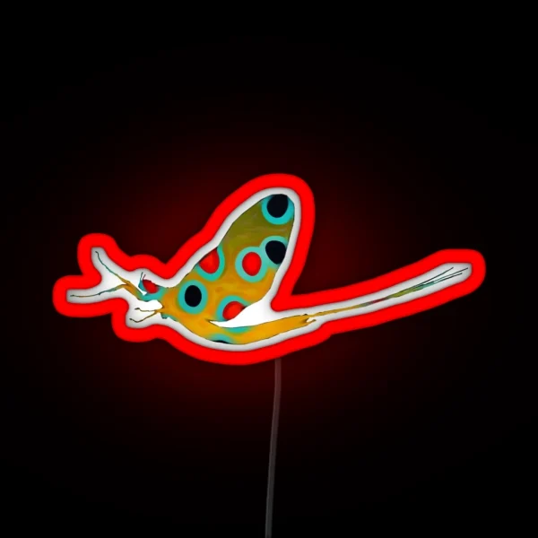 Brook Trout Mayfly Profile RGB Neon Sign