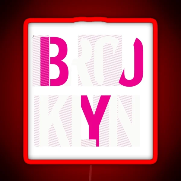 Brooklyn New York City RGB Neon Sign