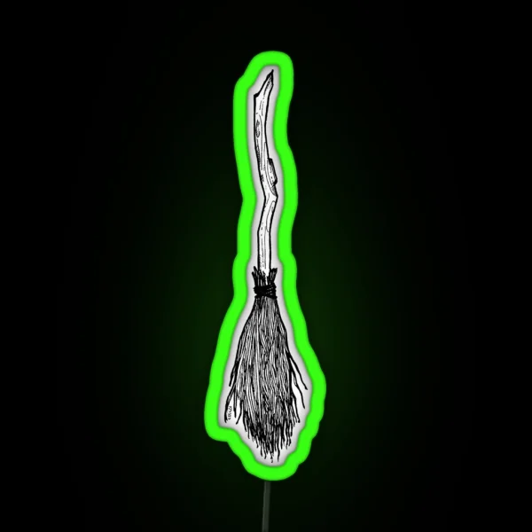 Broom RGB Neon Sign