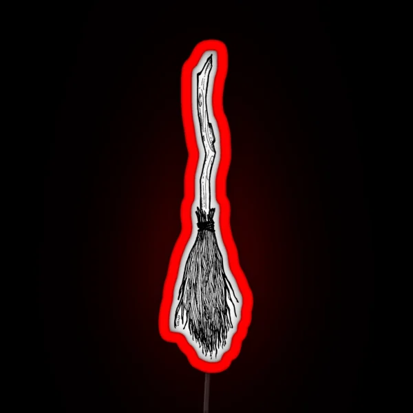 Broom RGB Neon Sign