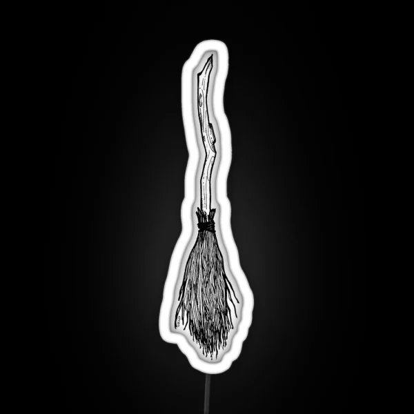 Broom RGB Neon Sign