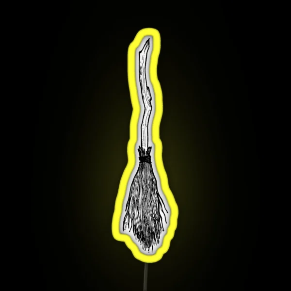 Broom RGB Neon Sign