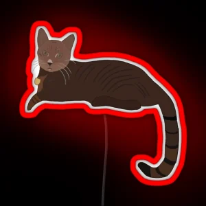 Brown Cat Custom RGB Neon Sign