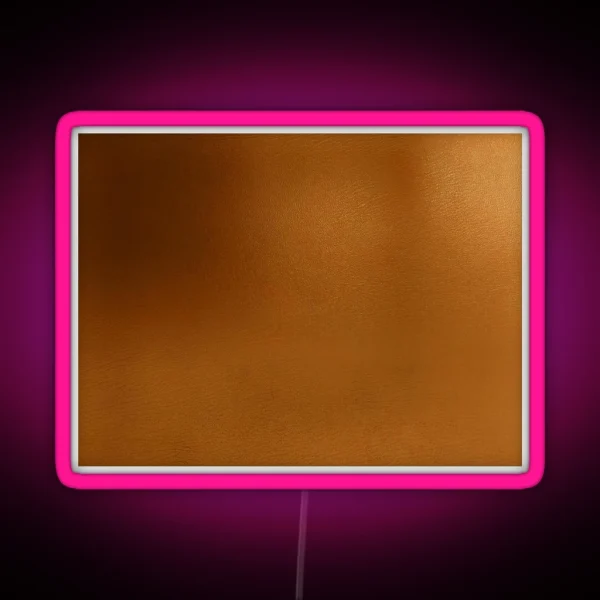 Brown Faux Leather Pet And Wildlife Charities RGB Neon Sign