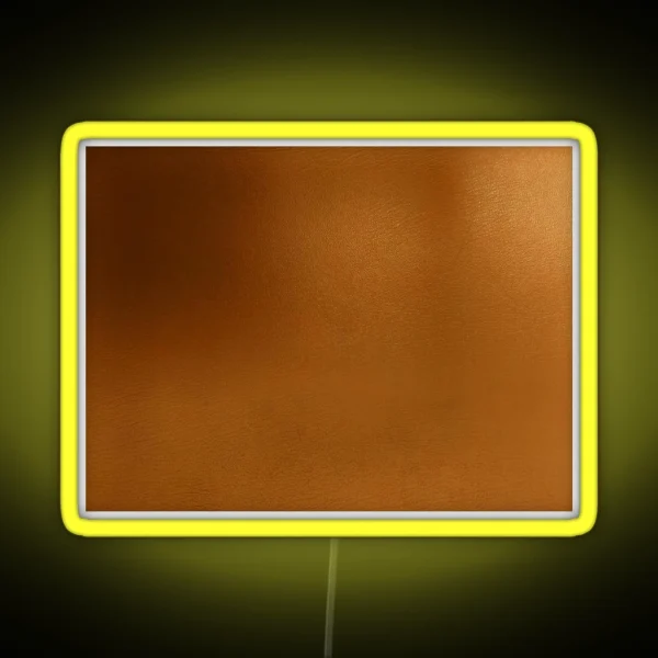 Brown Faux Leather Pet And Wildlife Charities RGB Neon Sign